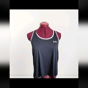 Under Armour Women's Black and White Tank Top